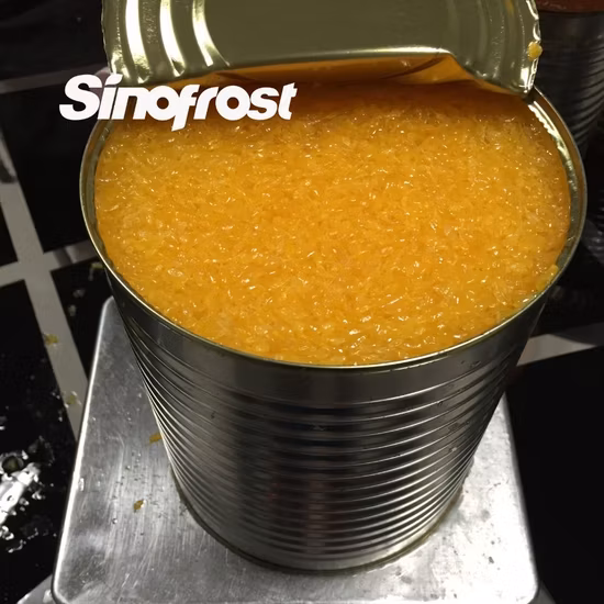 Sacs de mandarine au sirop, variété Ponkan (variété de mandarine également disponible)